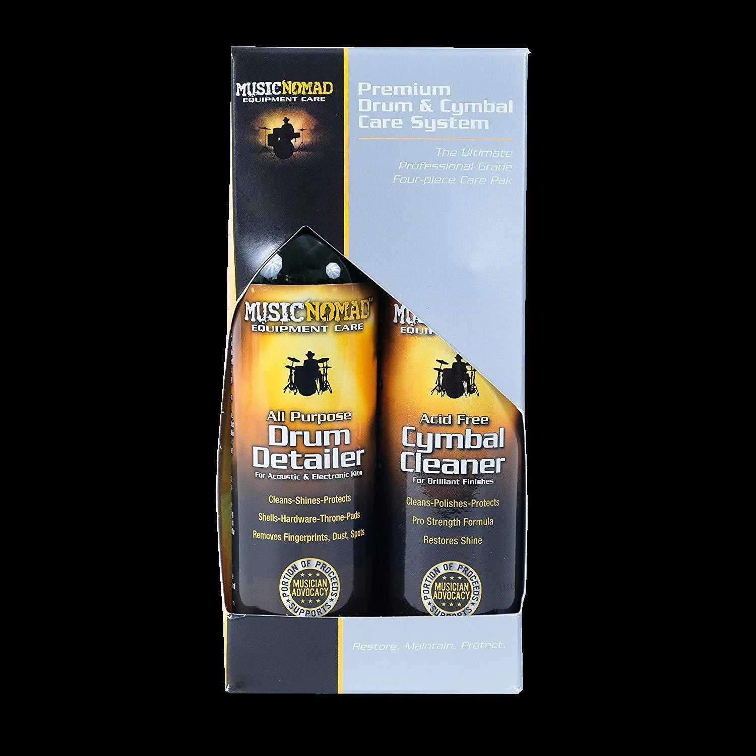 Music Nomad MN112 Premium Drum and Cymbal Care Kit 4-Piece - Image 5