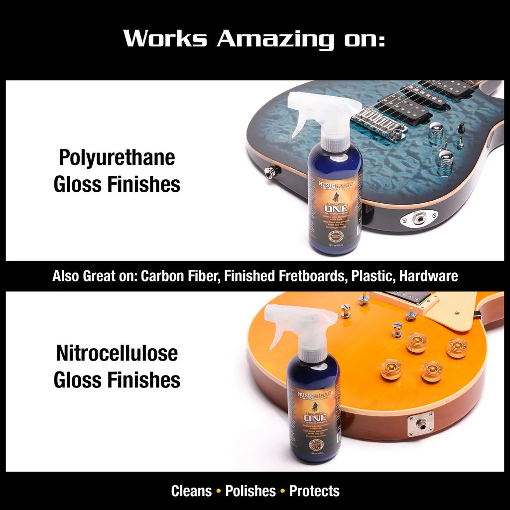 Music Nomad MN150 All In One Guitar Cleaner, Polish & Wax -360ml - Image 2