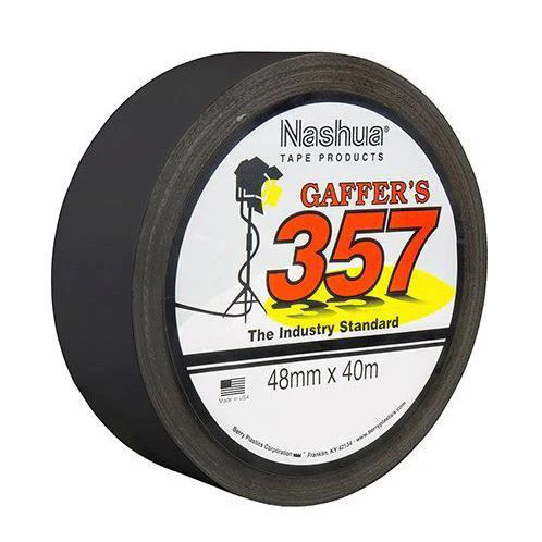 Nashua 357 Gaffer Tape in Black (48mm/40m) - Image 3