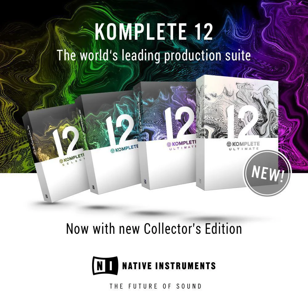 Native Instruments KOMPLETE 12 STANDARD - COLLECTORS EDITION UPGRADE Music Production Suite - Image 2