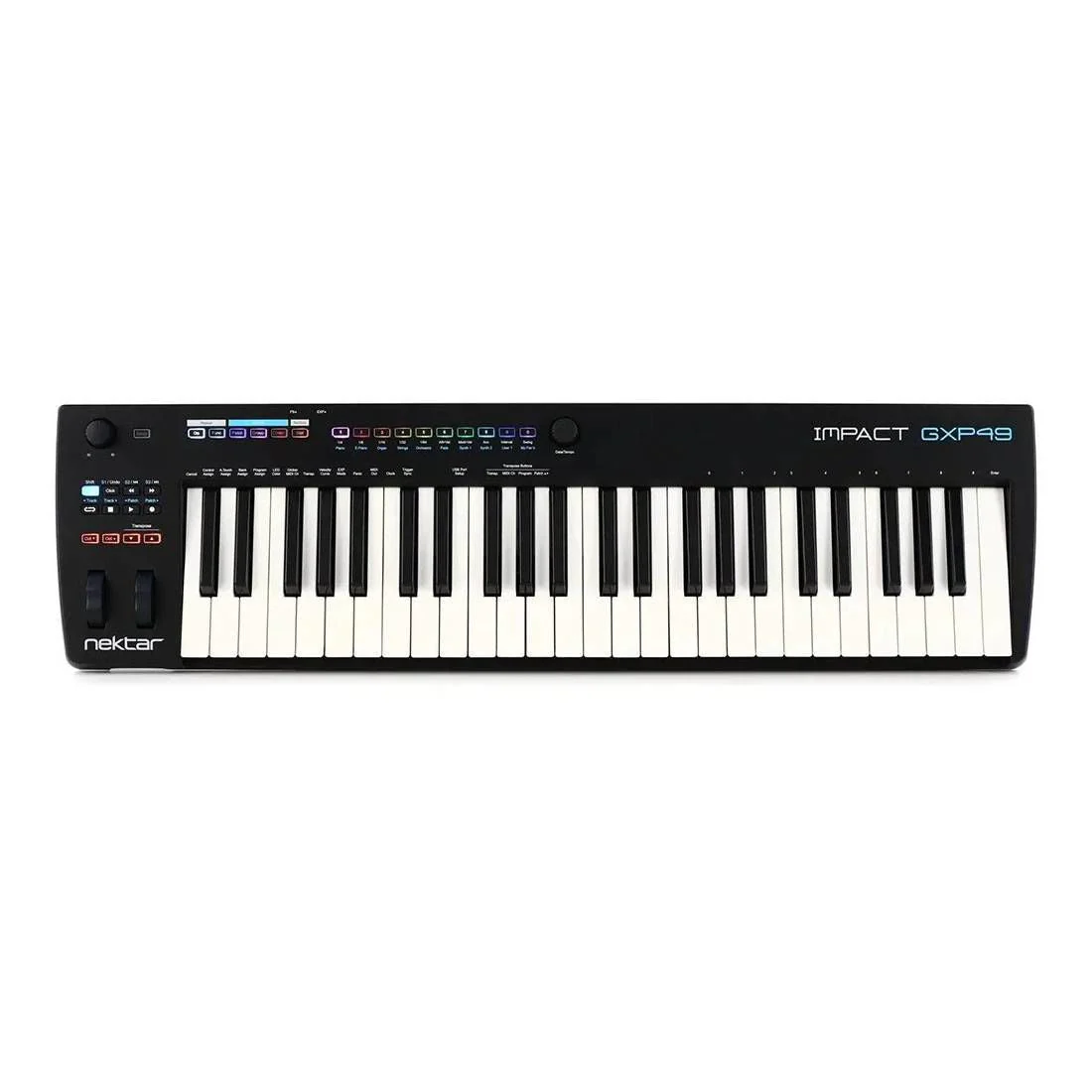 Nektar Impact GXP49 49 Full Size Key USB MIDI DAW Controller Keyboard Semi-weighted with Velocity & Aftertouch
