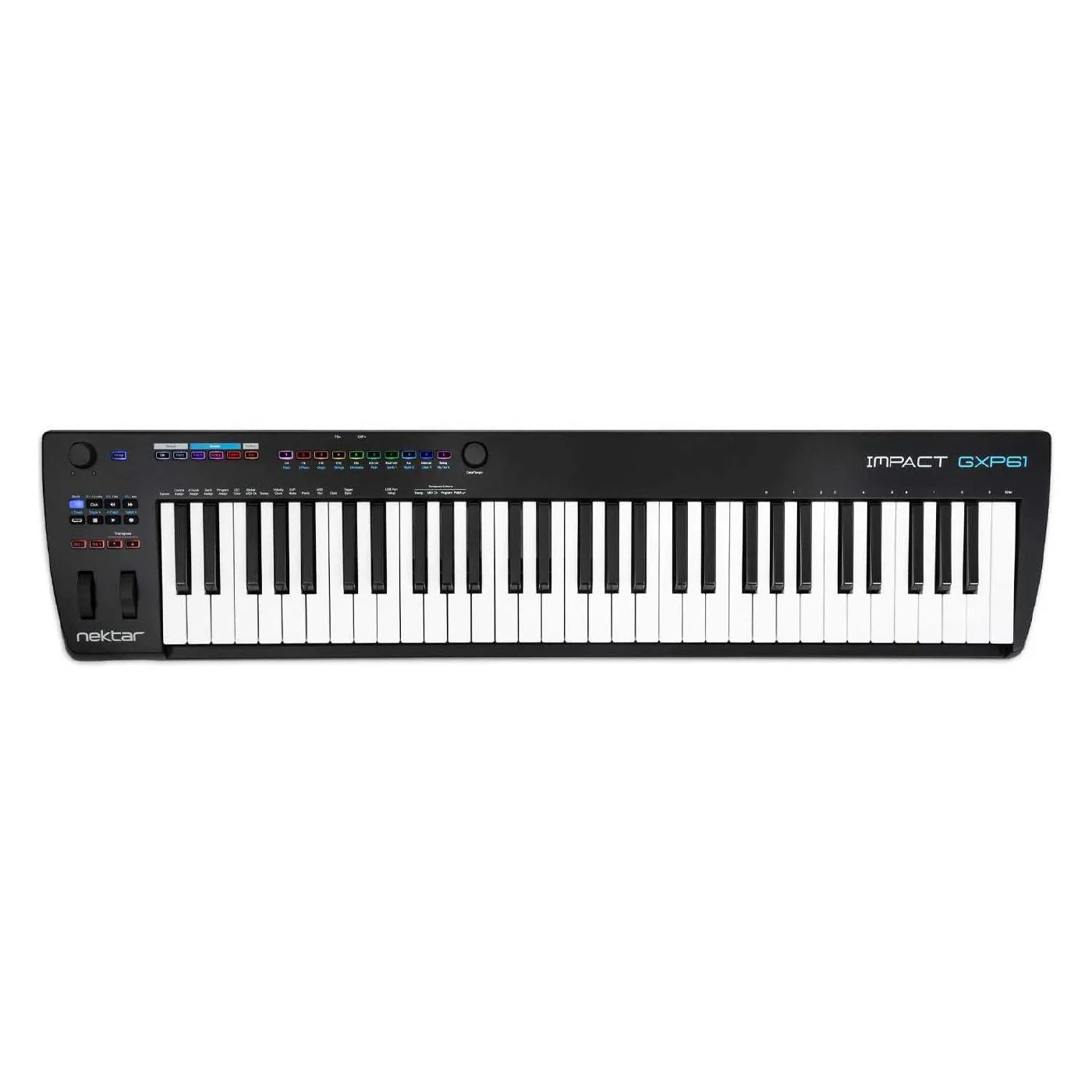 Nektar Impact GXP61 61 Full Size Key USB MIDI DAW Controller Keyboard Semi-weighted with Velocity & Aftertouch