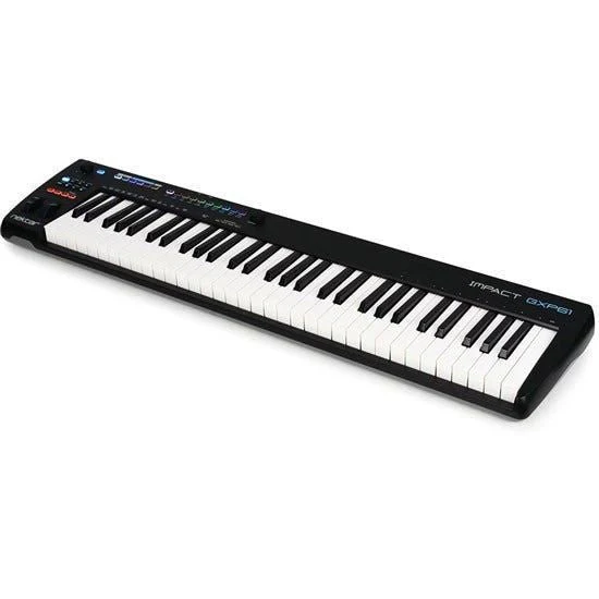 Nektar Impact GXP61 61 Full Size Key USB MIDI DAW Controller Keyboard Semi-weighted with Velocity & Aftertouch - Image 2