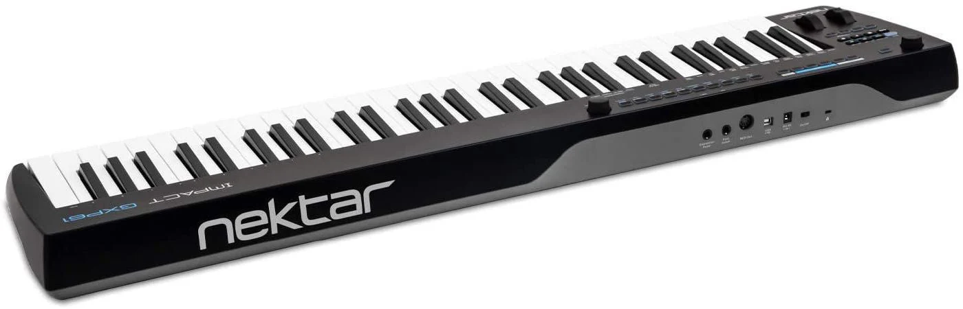 Nektar Impact GXP61 61 Full Size Key USB MIDI DAW Controller Keyboard Semi-weighted with Velocity & Aftertouch - Image 3