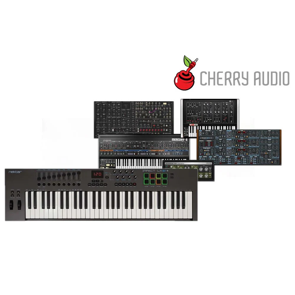 Nektar Impact LX61+ 61 Full Size Key USB MIDI DAW Controller Keyboard - BONUS OFFER