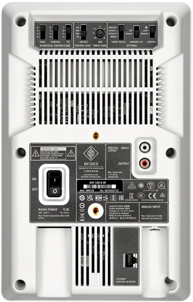 Neumann KH120-II 5.25 inch Studio Monitor Speaker with DSP White - Single - Image 10