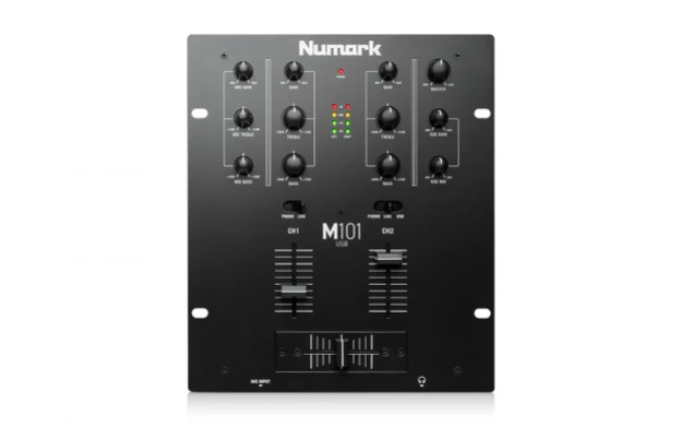 Numark M101USB 2-Channel DJ Mixer with USB Interface