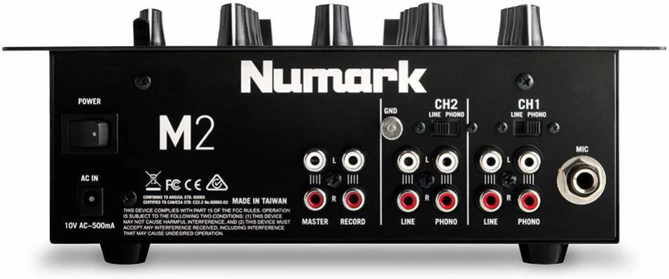 Numark M2 DJ Mixer 2 Channel - Image 3
