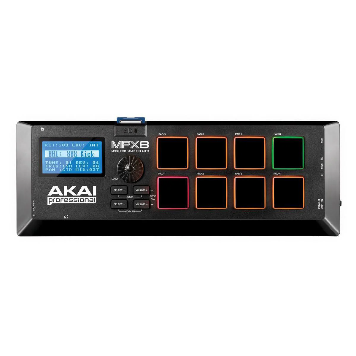 Open Box - Akai MPX8 Mobile SD Sample Player