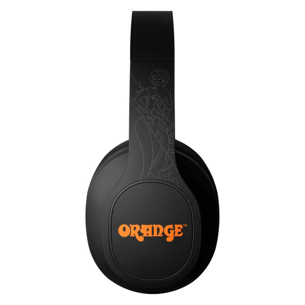 Orange Crest Edition Mk II Wireless Over-Ear Bluetooth Headphones - Image 3