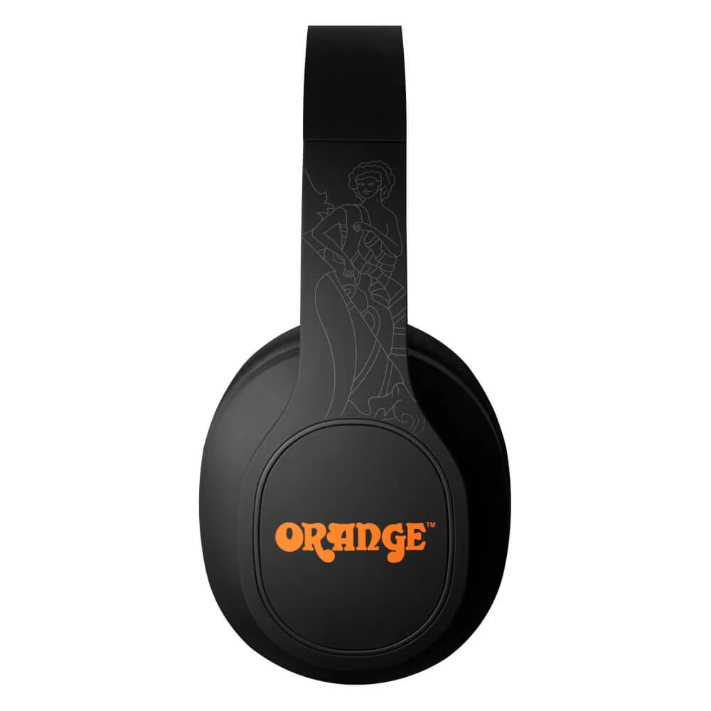 Orange Crest Edition Mk II Wireless Over-Ear Bluetooth Headphones - Image 4