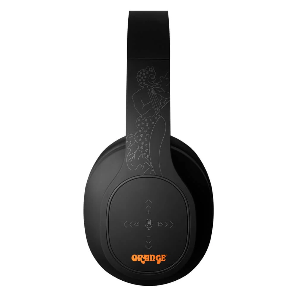 Orange Crest Edition Mk II Wireless Over-Ear Bluetooth Headphones - Image 5