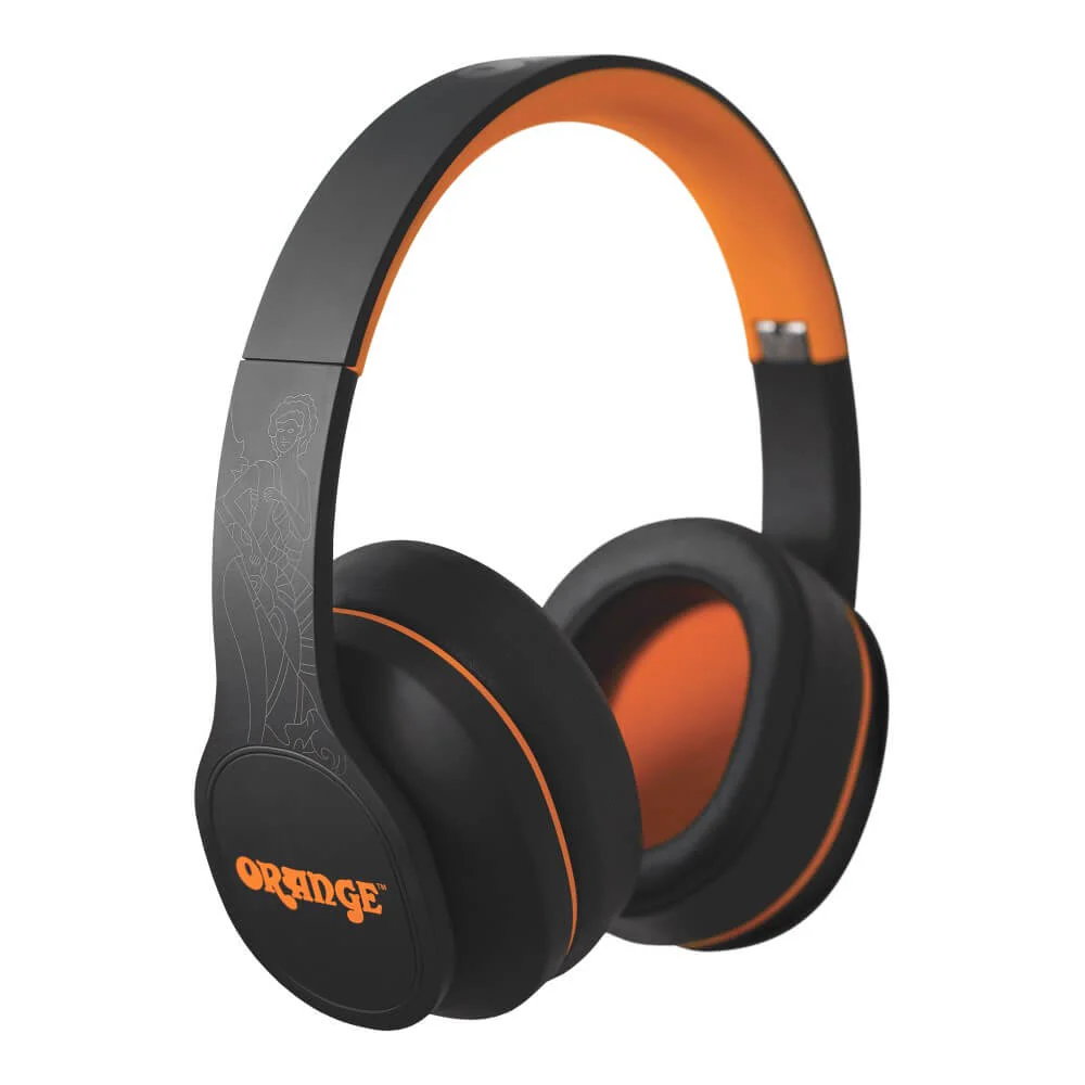 Orange Crest Edition Mk II Wireless Over-Ear Bluetooth Headphones - Image 6