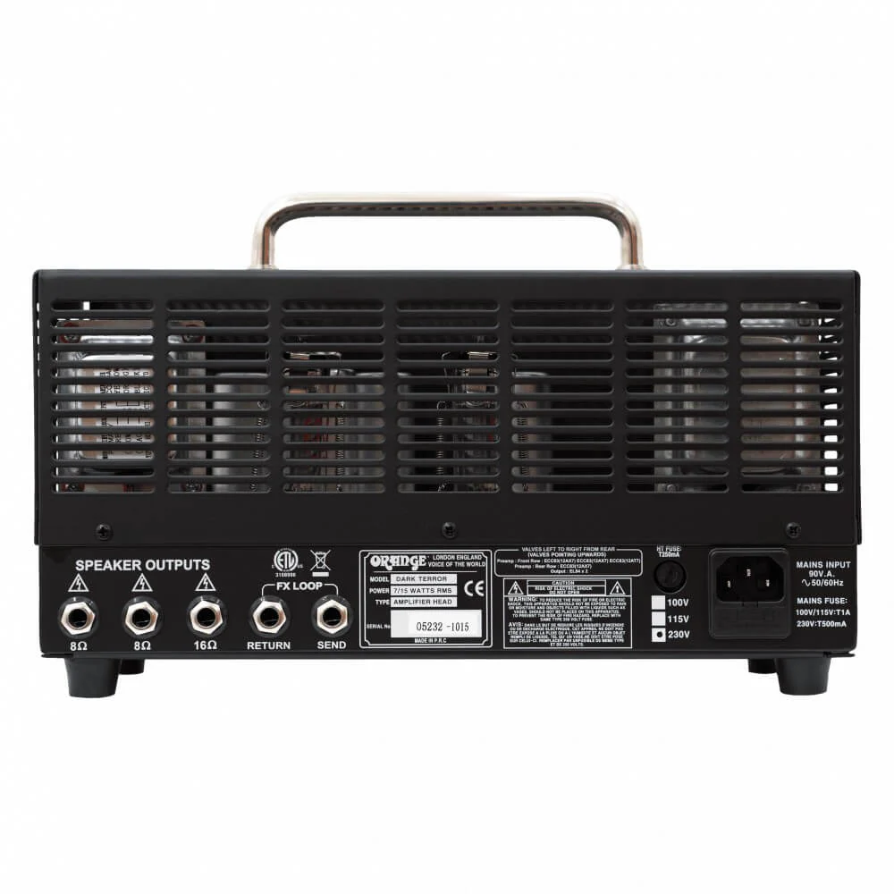Orange Dark Terror 15W Tube Guitar Amplifier Head with Free PPC112 Cabinet - Image 5
