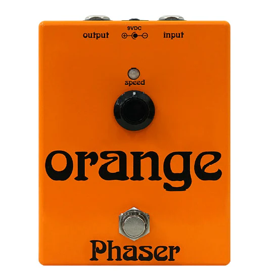 Orange Phaser Guitar Effects Pedal - Image 2