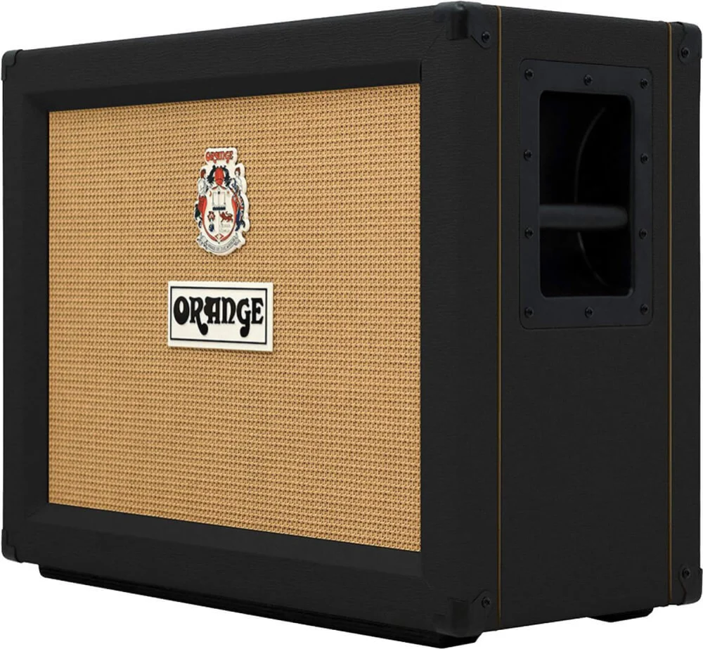 Orange PPC212OB 120W 2x12" Open Back Speaker Cabinet -  Black - Image 2