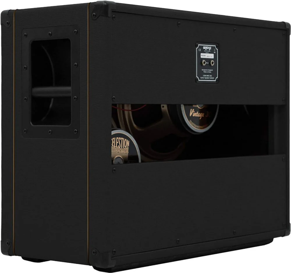 Orange PPC212OB 120W 2x12" Open Back Speaker Cabinet -  Black - Image 3