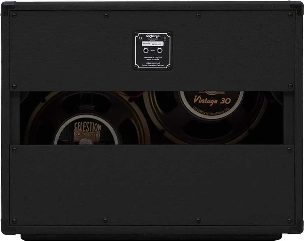 Orange PPC212OB 120W 2x12" Open Back Speaker Cabinet -  Black - Image 4