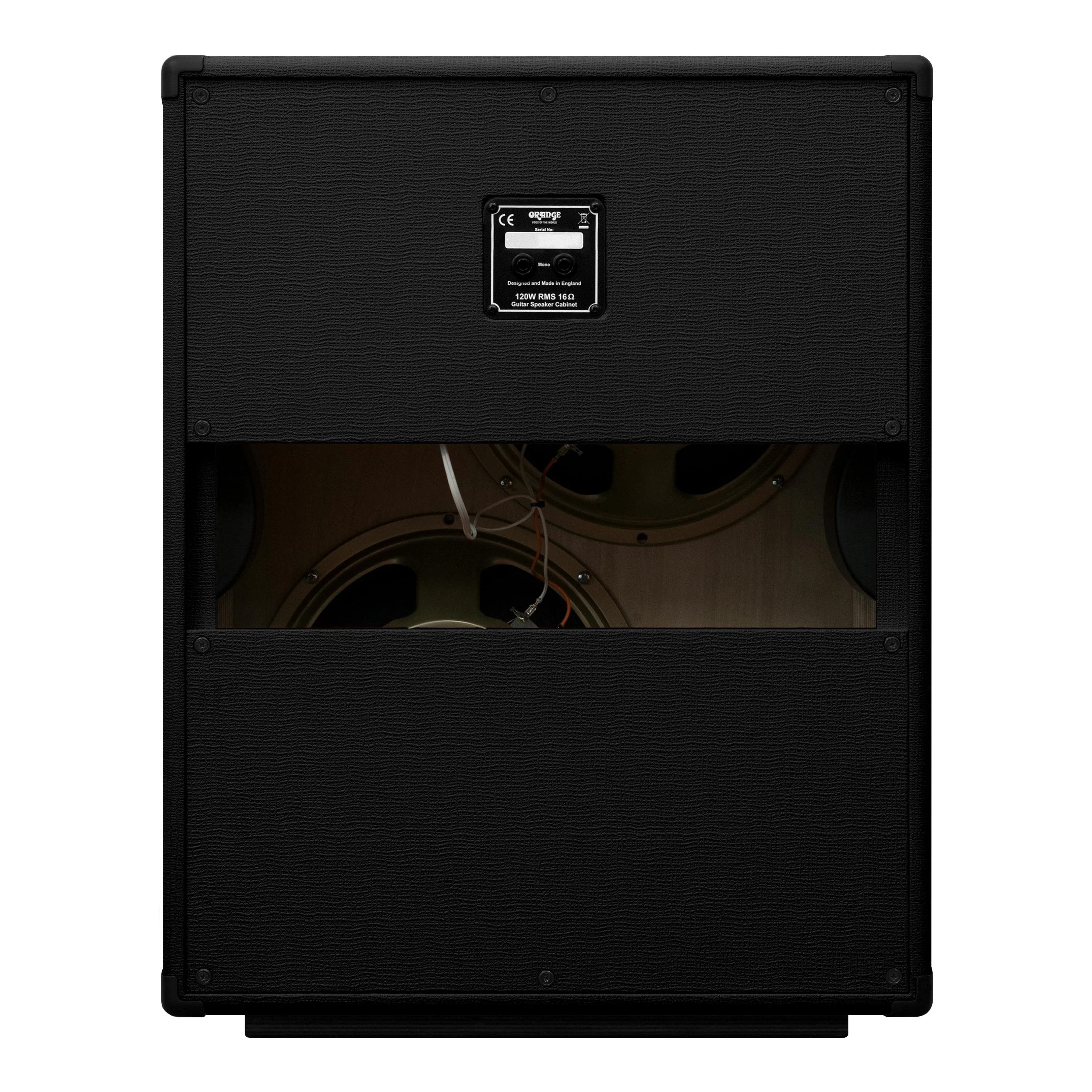 Orange PPC212V BK 2x12 Vertical Guitar Speaker Cabinet - Black