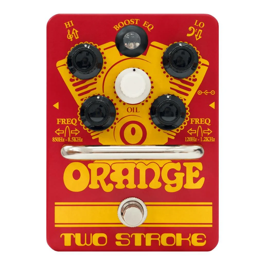 Orange Two Stroke Boost Pedal