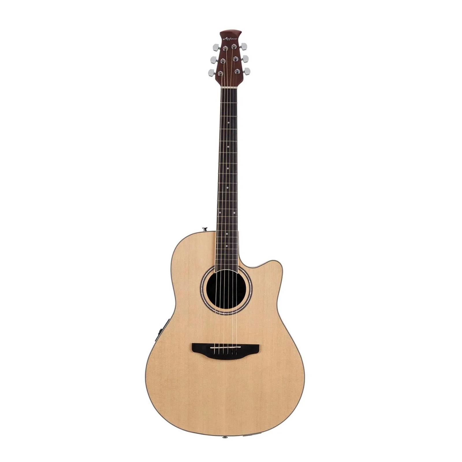 Ovation Applause Standard Mid Depth Acoustic Electric Guitar - Natural Satin - Image 2
