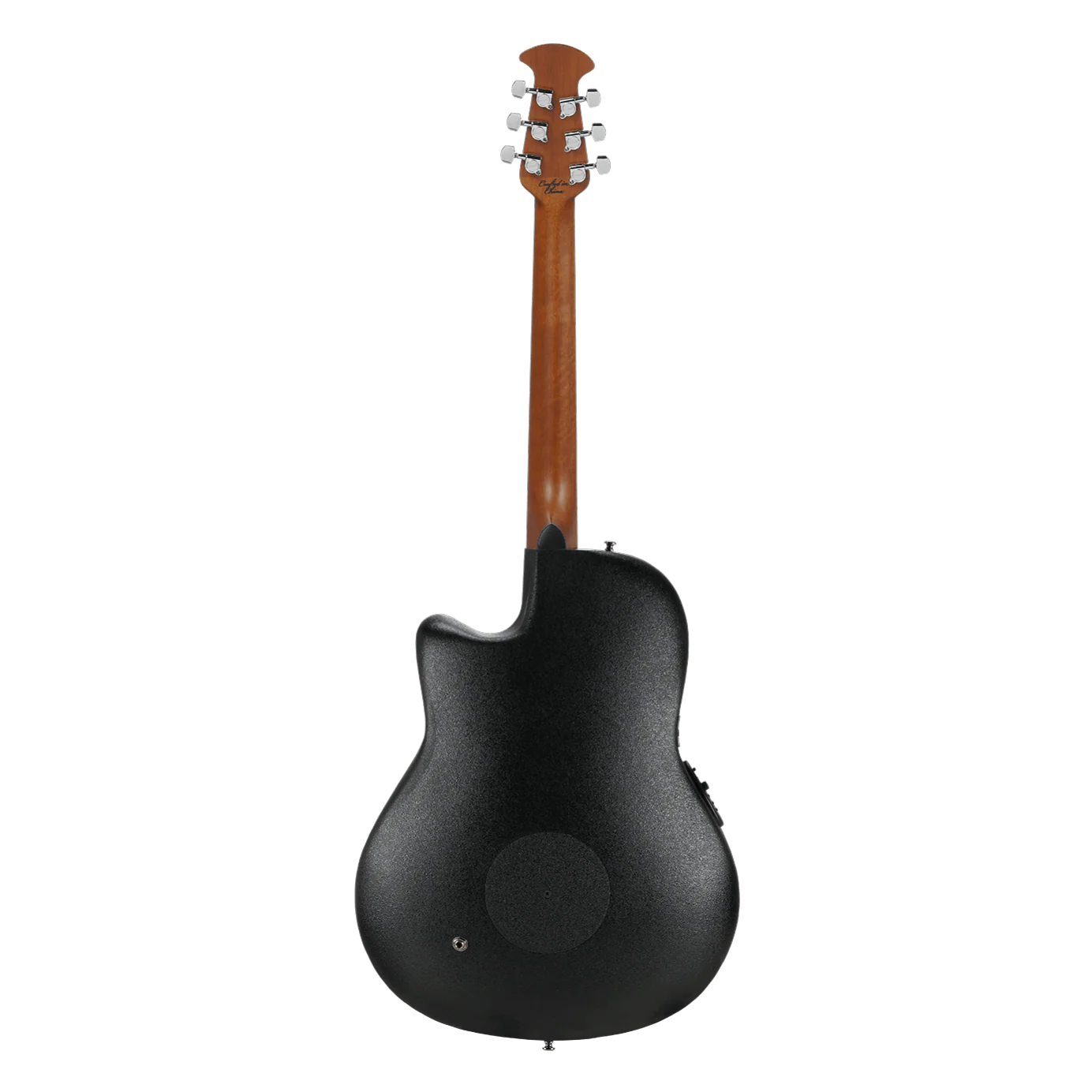 Ovation Celebrity Elite Mid Depth Acoustic Electric Guitar - Black - Image 2