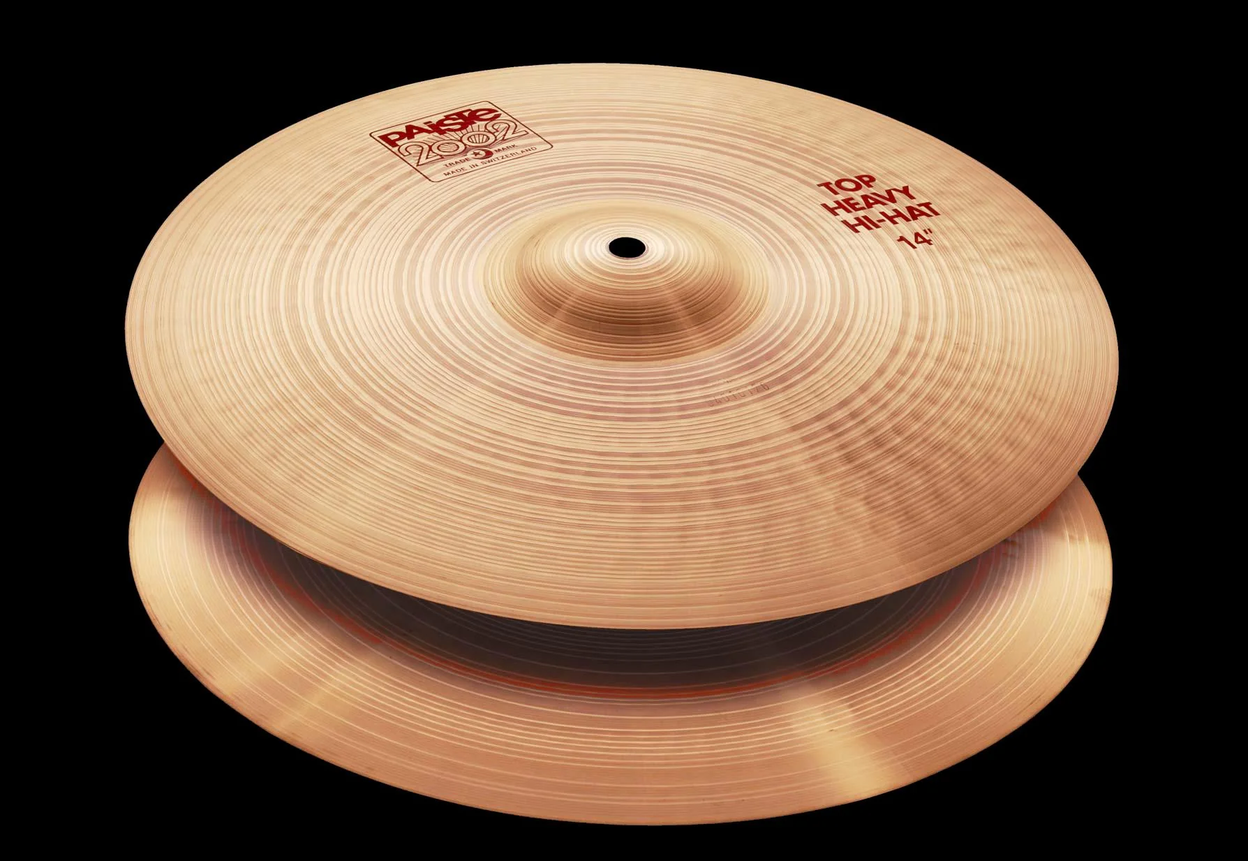 Paiste 14 Inch 2002 Heavy Hi Hats - Image 2