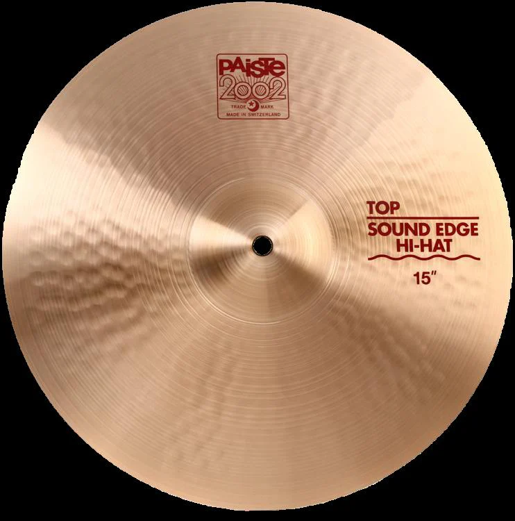 Paiste 15 Inch 2002 Sound Edge Hi Hat Top - Image 2