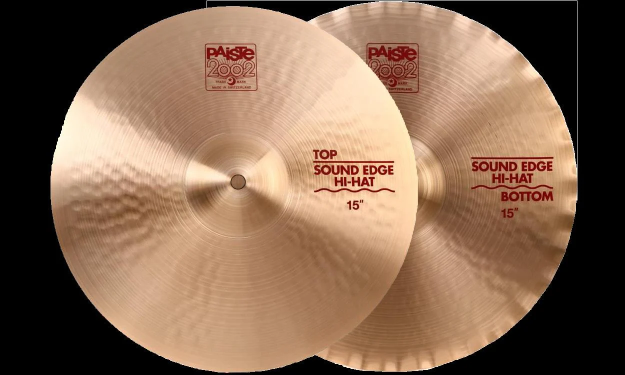 Paiste 15 Inch 2002 Sound Edge Hi Hats - Image 2