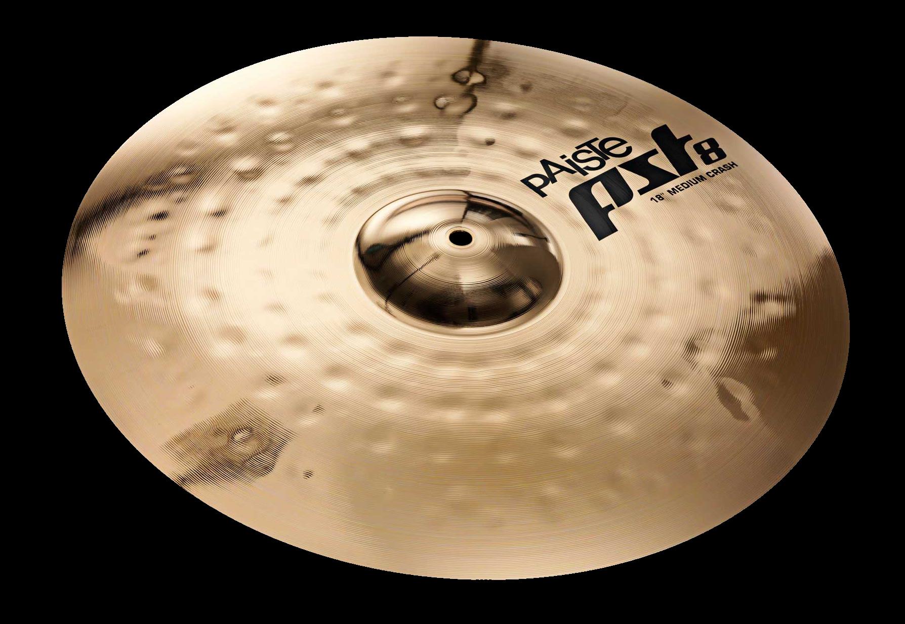Paiste 18 Inch PST 8 Reflector Medium Crash Cymbal - Image 2
