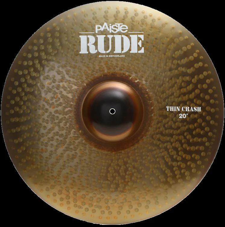 Paiste 20 Inch Rude Thin Crash Cymbal