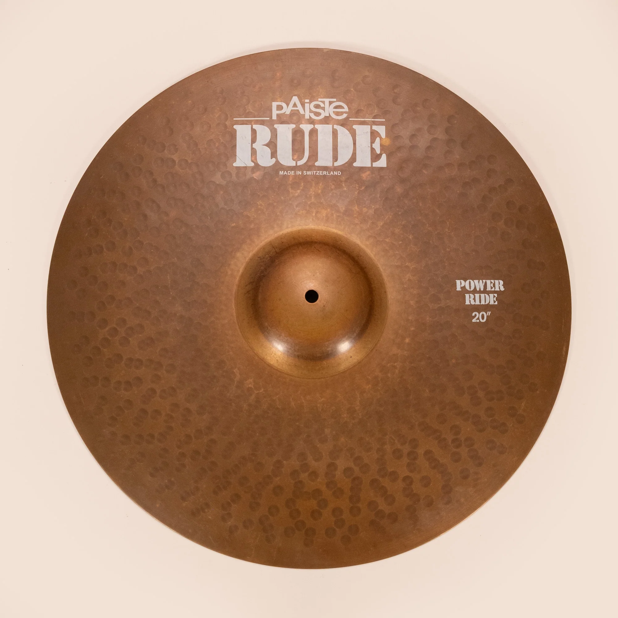 Paiste Rude 20 inch Power Ride Cymbal - Preloved
