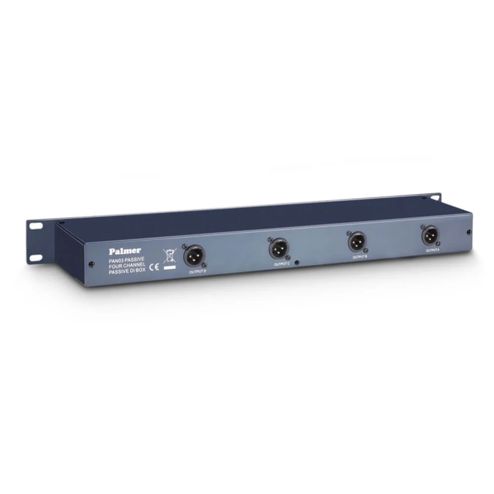 Palmer PAN03 19 Rackmountable 4-Channel Passive DI Box - Image 3