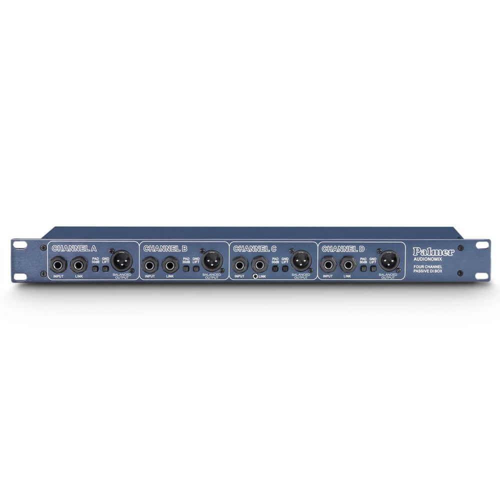 Palmer PAN03 19 Rackmountable 4-Channel Passive DI Box - Image 6