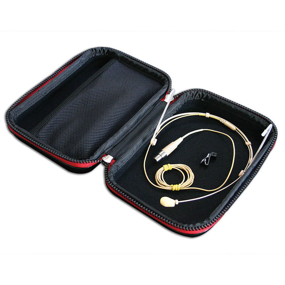 Parallel Audio HM-221-U Slimline Cardioid Headset Mic with TA4F Connector in Beige With Carry Case (HM221U) - Image 4