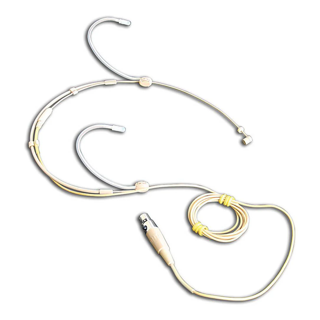 Parallel Audio HM-221-U Slimline Cardioid Headset Mic with TA4F Connector in Beige With Carry Case (HM221U) - Image 6