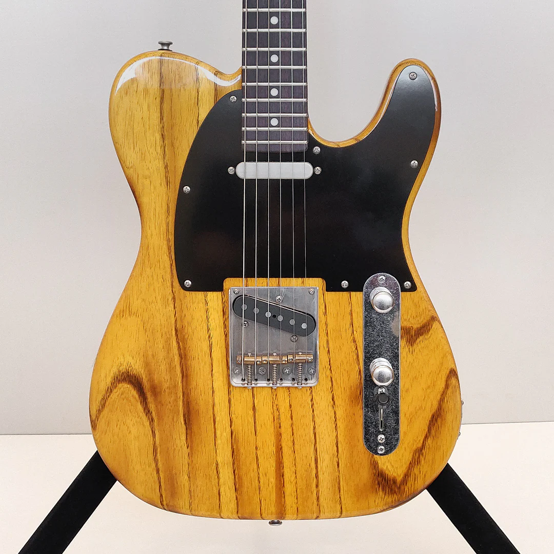 Patrick James Eggle OZ-T-SS-T-BB Electric Guitar with Swamp Ash Body and 3A Roasted Flame Maple Neck - Trans Blonde Burst - Image 2
