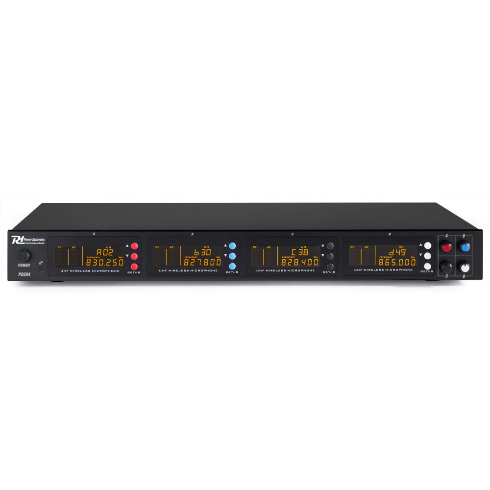 PD504B 4 x Wireless Bodypack Headset Microphone Set - Image 6