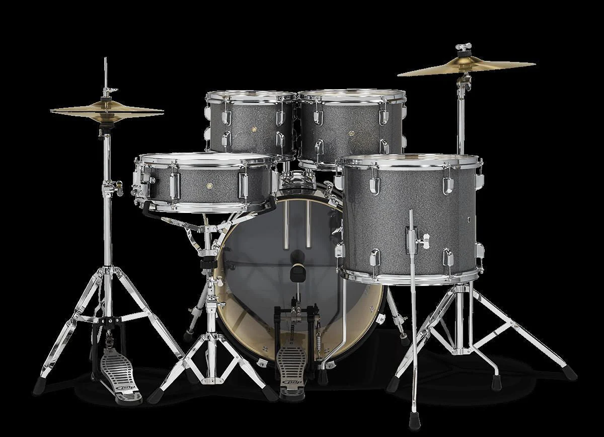 PDP Centerstage Series 5-Piece Drum Kit with 20in Bass Drum in Silver Sparkle - Image 3