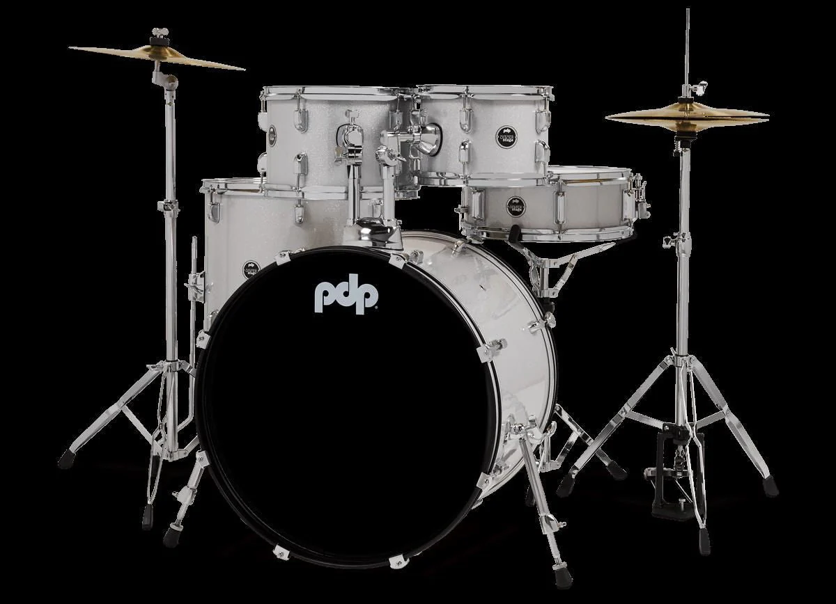 PDP Centerstage Series 5-Piece Drum Kit with 22in Bass Drum in Diamond White - Image 2