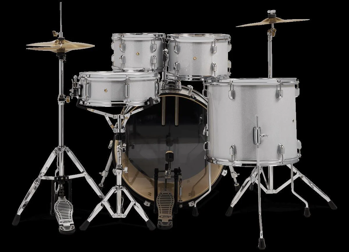 PDP Centerstage Series 5-Piece Drum Kit with 22in Bass Drum in Diamond White - Image 3