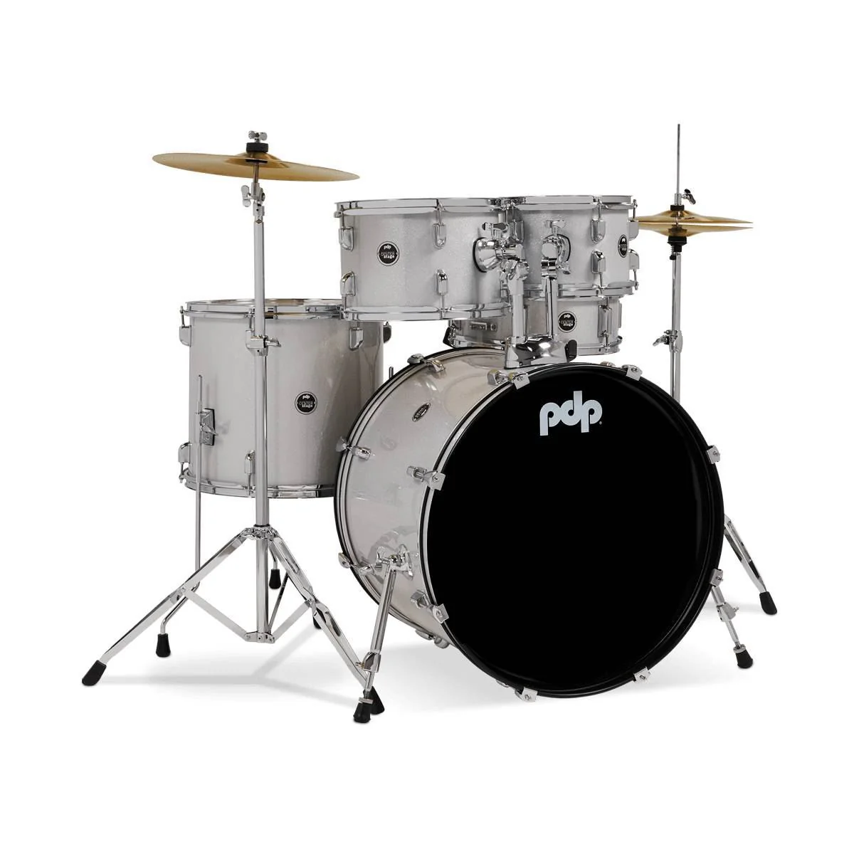 PDP Centerstage Series 5-Piece Drum Kit with 22in Bass Drum in Diamond White - Image 6