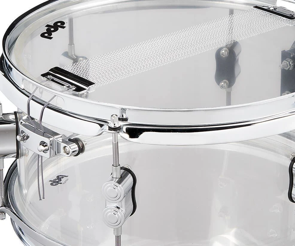 PDP Chad Smith Signature 12in x 6 Snare Drum in Clear Acrylic - Image 2