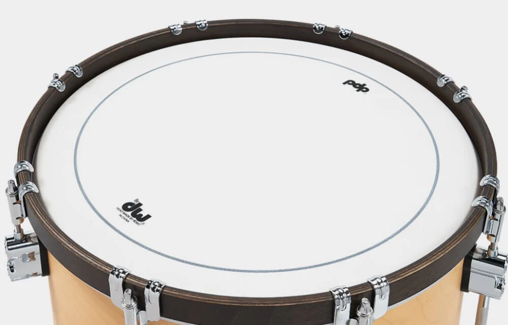 PDP Concept Classic Maple 22/13/16 3pc Drum Shell Pack - Walnut with Natural Hoops - Image 4