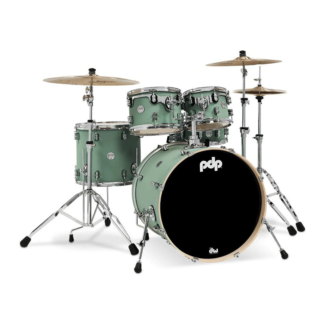 PDP Concept Maple Series 22inch 5-Piece Drum Kit in Sea Foam - Image 5