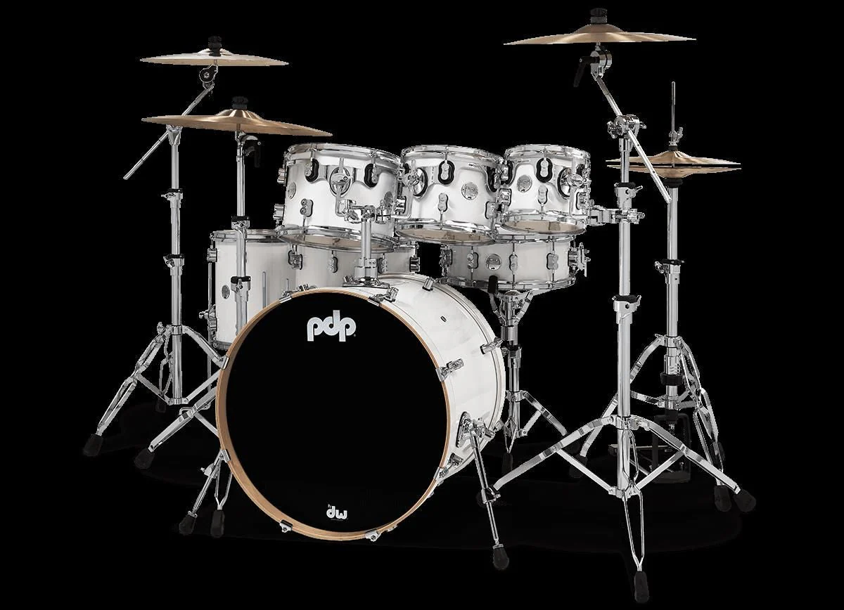 PDP Concept Maple Series 22inch 7-Piece Drum Kit in Pearlescent White - Image 2