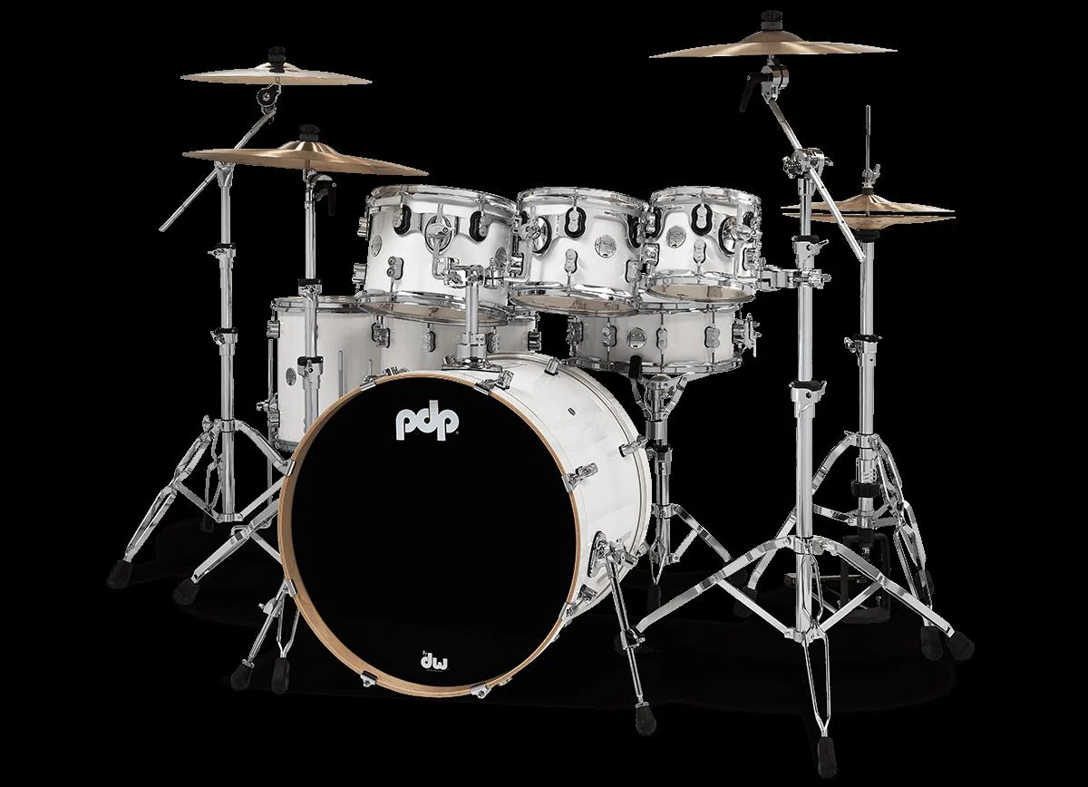 PDP Concept Maple Series 22inch 7-Piece Drum Kit in Pearlescent White - Image 6