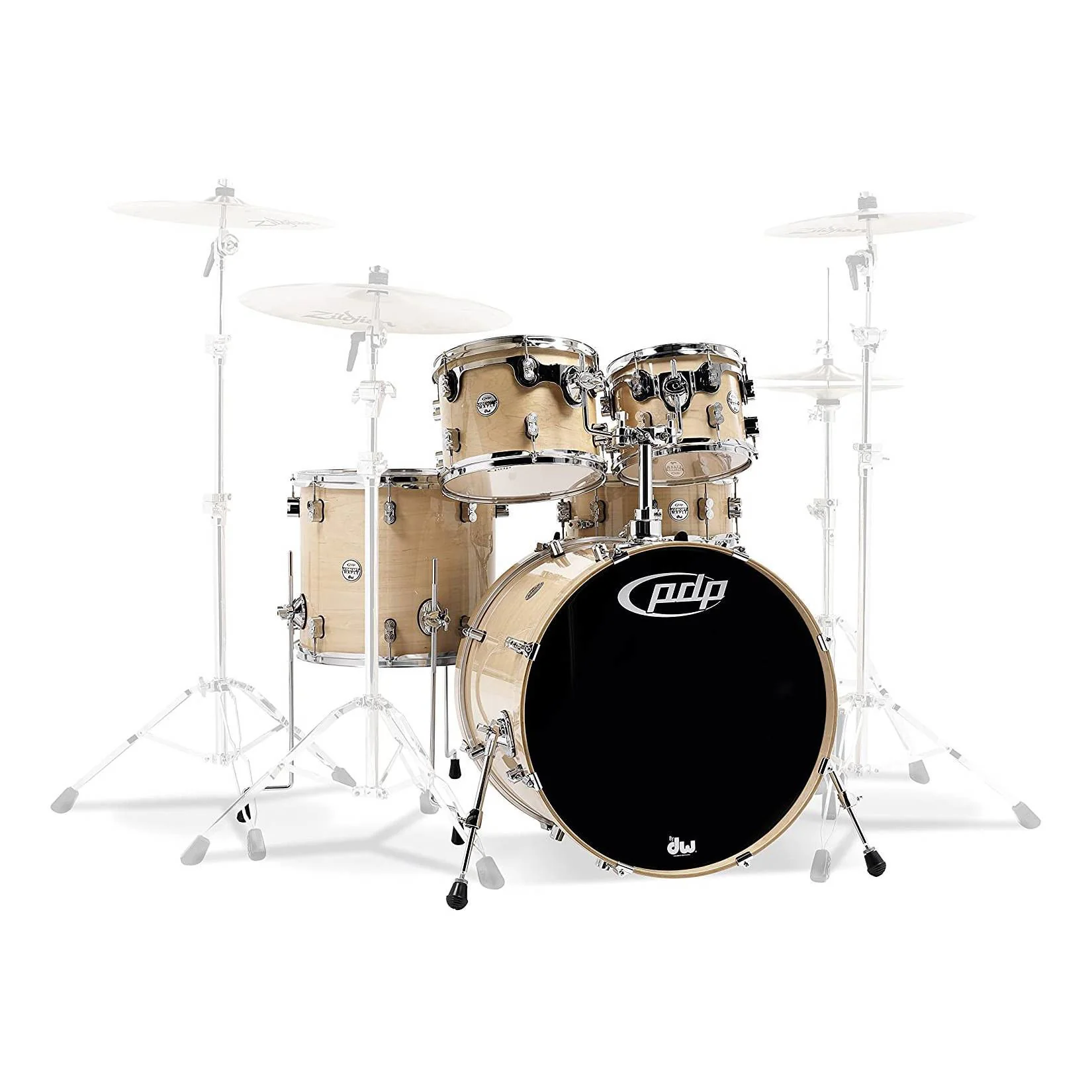 PDP Concept Maple Series 5-Piece Drum Kit with 22 Inch Bass Drum - Natural - Image 2