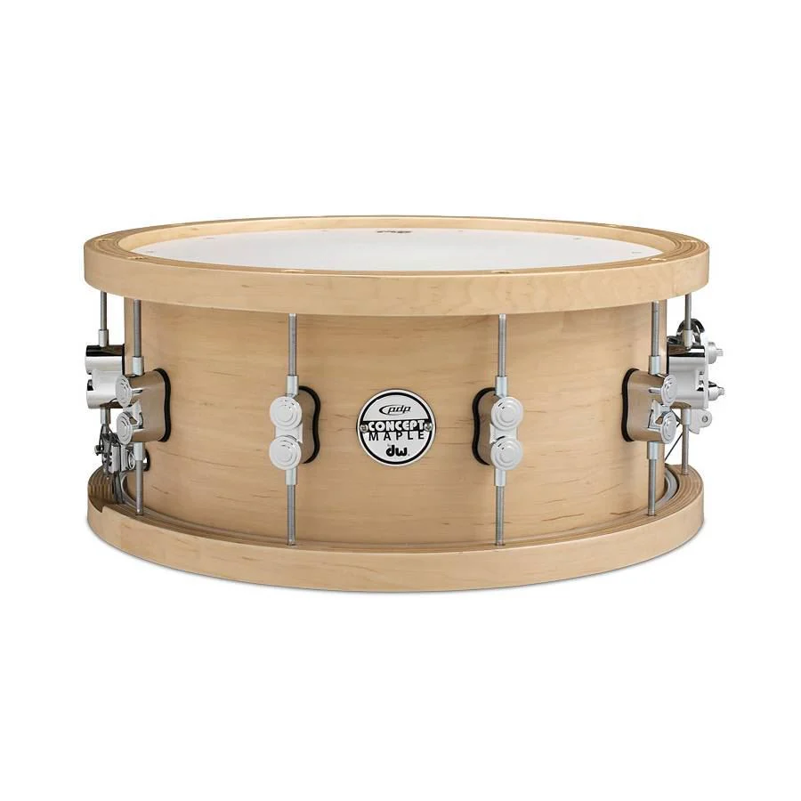 PDP Concept Series Maple 14x5.5in Snare Drum with Wood Hoops - Image 2