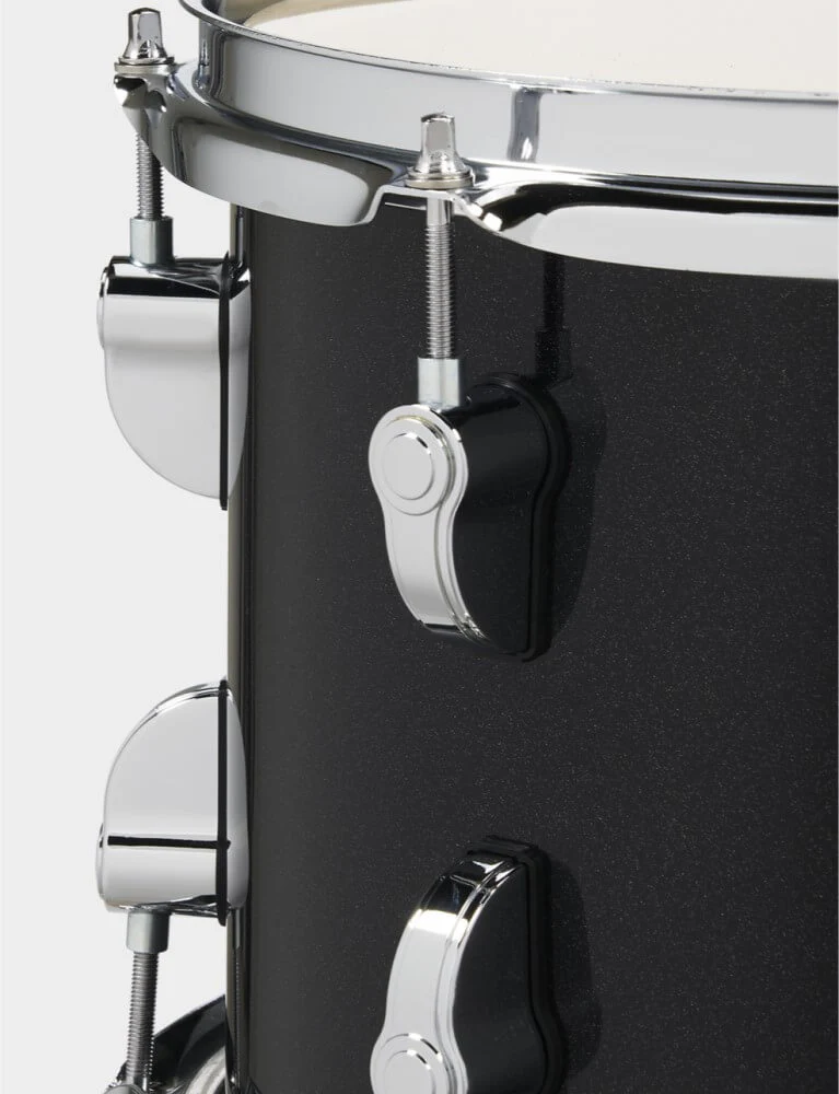 PDP New Yorker 14/8/12+14S 4pc Drum Kit Shell Pack - Black Onyx Sparkle - Image 14
